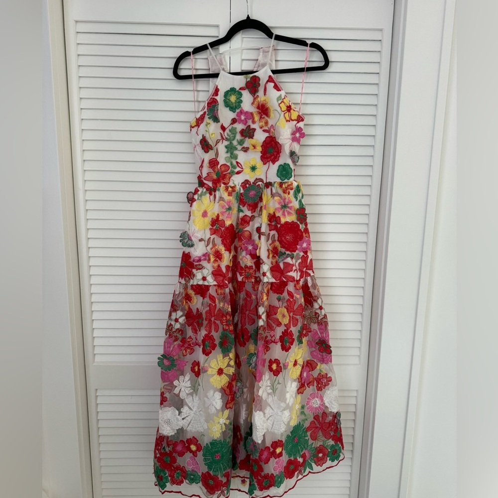 Harrod’s Marlo Candy Cane Maxi Dress